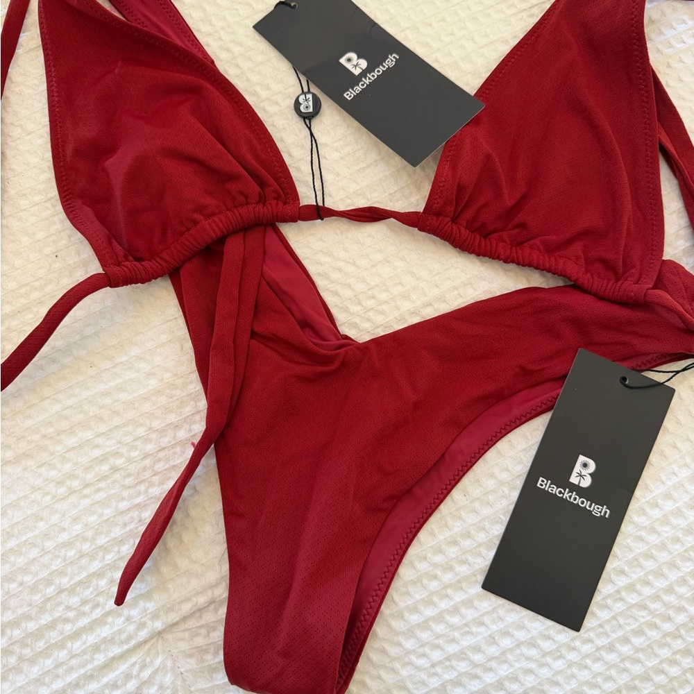 Blackbough Burgundy Bikini Set